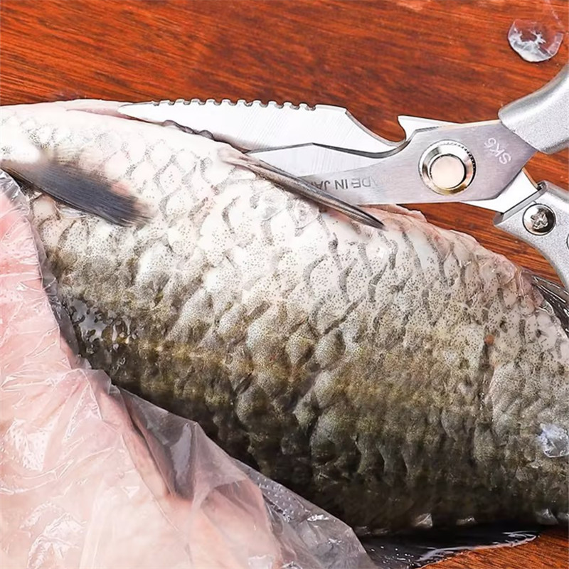 กรรไกรสแตนเลสอเนกประสงค์ในครัว SK5 กรรไกรตัดอาหาร G3016 - รูปที่ 3