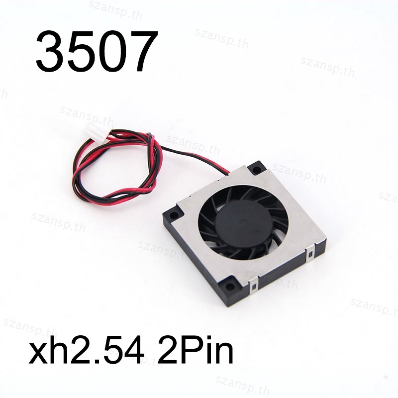 เงียบ 35mmx35mmx7mm DC 5V 12V พัดลมระบายความร้อนค่อนข้าง micro turbo blower พัดลมโมดูลสําหรับ 3D เครื่องพิมพ์เครื่องมือ Cooler 35MMX7MM 3.5 ซม.THA1