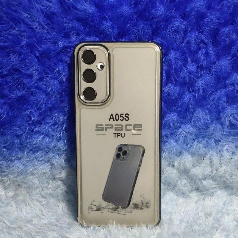 SoftCase Clear Black Samsung A05S Silicone Space Original Samsung Mobile Phone Protector