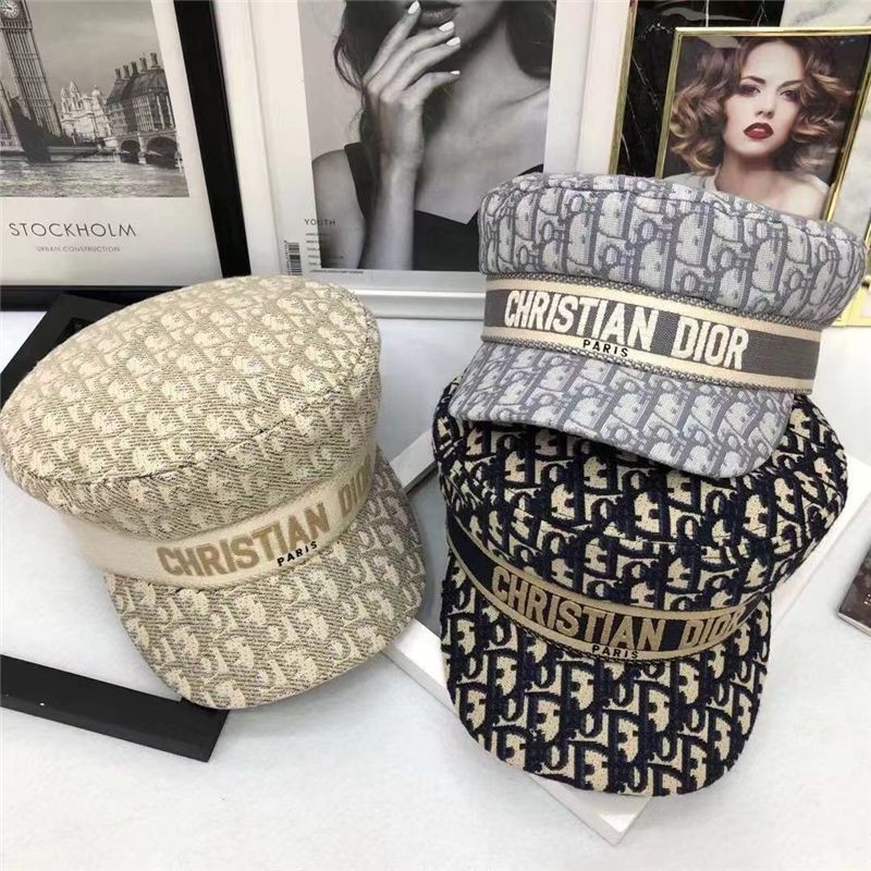 Dior3026 Sun Hat ครีมกันแดด Bucket Hat Casual Hat หมวกกันแดดแฟชั่น