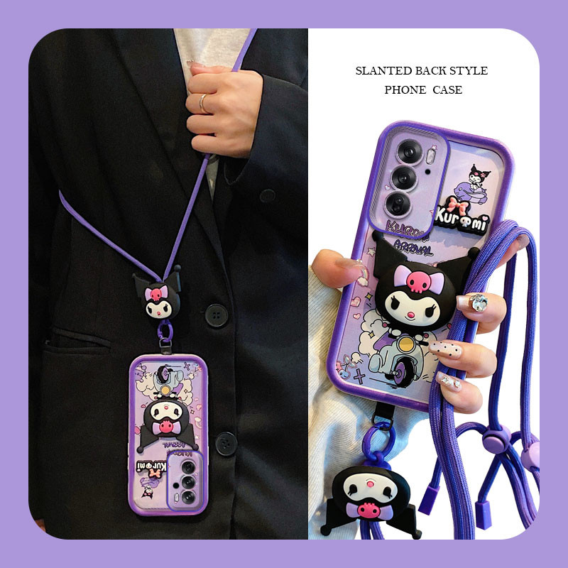ปลอกการ์ตูนใหม่ REALME C75 C 75 3D น่ารักแฟชั่นเคสโทรศัพท์กันกระแทก RealmeC75 2024 พร้อมเชือกเส้นเล็กยาว