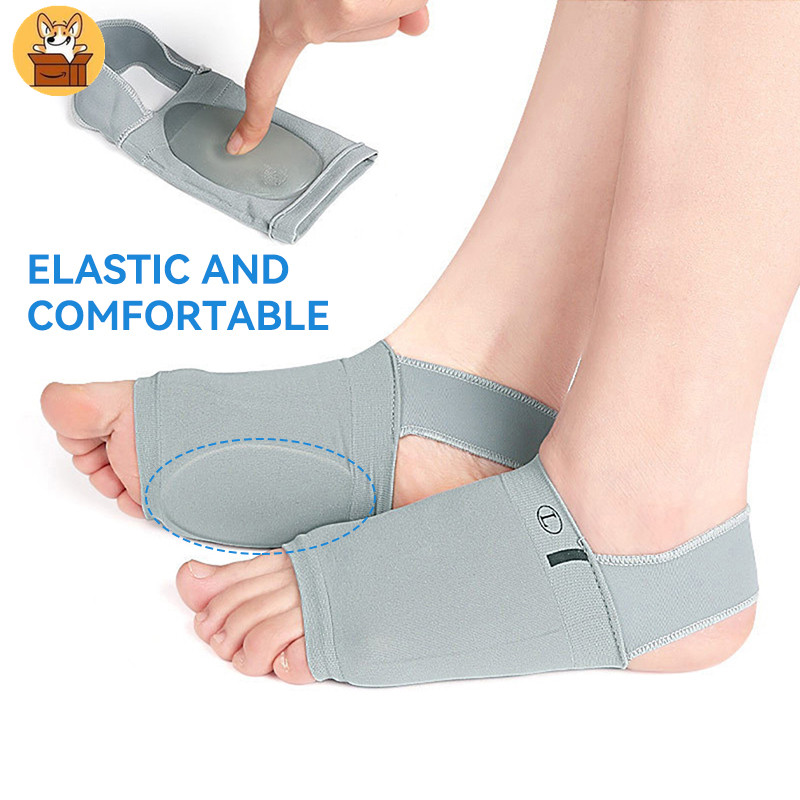 Am-az1 คู่ Arch Support Insoles, Orthopedic Correction Bandage Pads สําหรับเท้าแบน