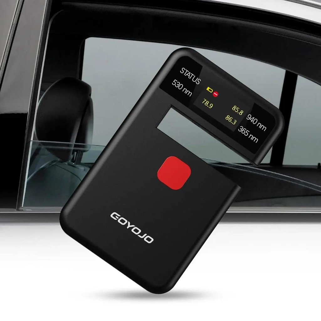 โทนสีเมตร Inspector สําหรับรถยนต์หน้าต่างแบบพกพา Solar Test IR940nm/UV365nm/VLT530nm ข้อมูล USB ความ