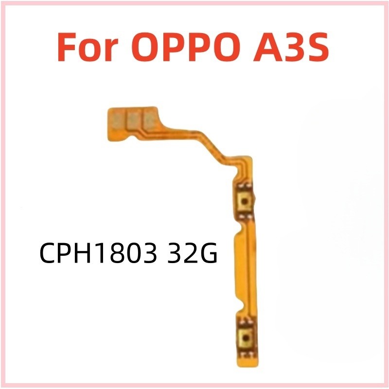 สําหรับ OPPO A3S A5 CPH1803 CPH1853 ปริมาณด้านข้างปุ่ม Flex Cable Keys - รูปที่ 6
