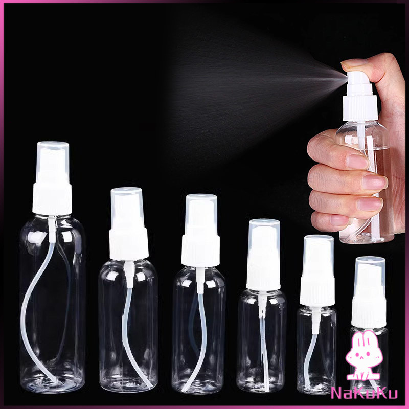 NKK ขวดสเปรย์ สีใส ขวดใส่สเปรย์พกพา ขวดสเปรย์น้ำหอม มี ขนาด 30 50 100 มล  Transparent spray bottle