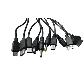 ส่งไว ประกัน1ปีเต็ม! 1pcs 10 in 1 USB Micro USB Charger สาย USB สำหรับโทรศัพท์ LG KG90 SAMSUNG SONY