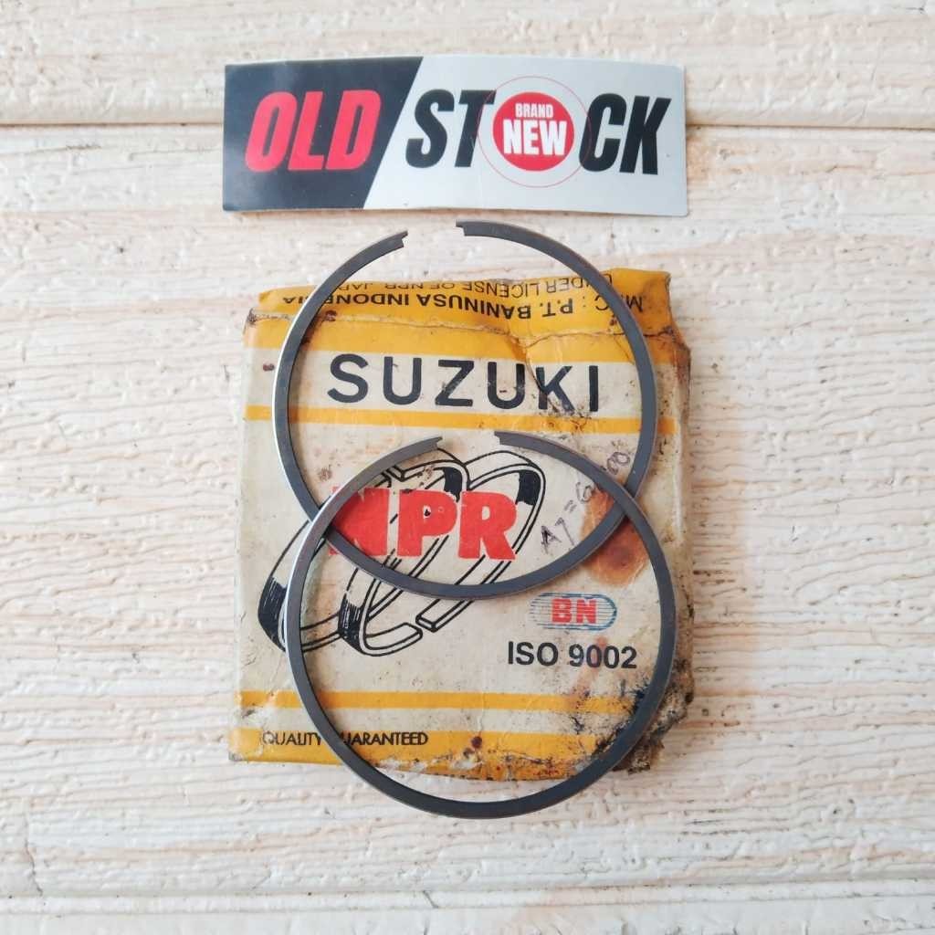 ชุดแหวน PISTON RING SEHER OS 0.50 1.00 SUZKI GP100 GP 100 (12140-28630-050 )(12140-26530-000)
