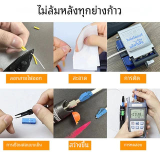 ชุดเครื่องมือไฟเบอร์ ออฟติก Fiber oftic ชุดเข้าหัวไฟเบอร์ เครื่องมือเข้าหัวไฟเบอร์ออฟติก FTTH FTTx
