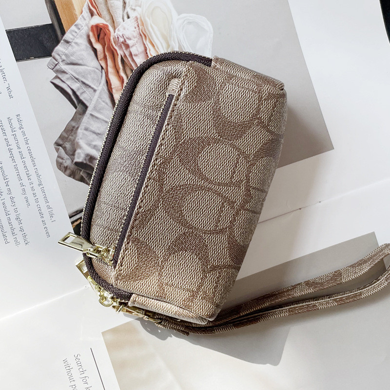 กระเป๋าคลัทช์มัลติฟังก์ชัน พร้อมซิปและช่องใส่เหรียญ - รูปที่ 4