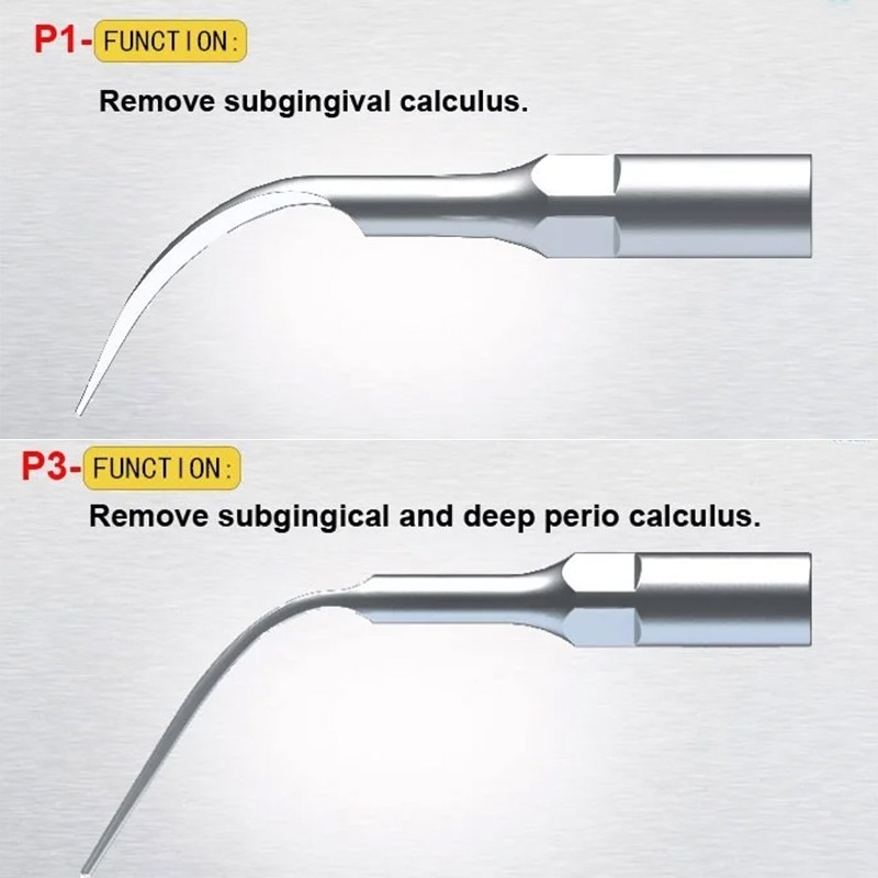 5 ชิ้น Scaler Tip Scaler Handpiece P1 P3 เคล็ดลับ