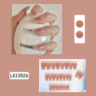 รุ่นLuxnail FN44 พร้อมส่งเล็บปลอมสำเร็จรูปสไตล์มินิมอลลายน่ารักๆ ขนาดฟรีไซส์ 24 ชิ้นสุดคุ้ม