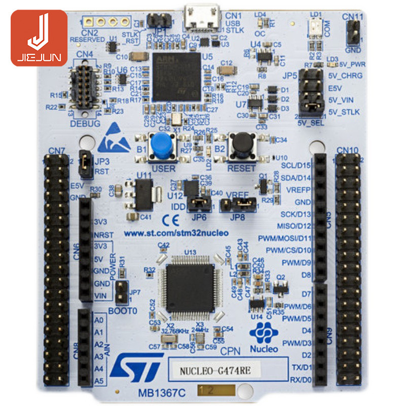 ของแท้ในสต็อก NUCLEO-G474RE stm32g474 บอร์ดพัฒนา, STM32G474RET6 ไมโครชิปเดียว