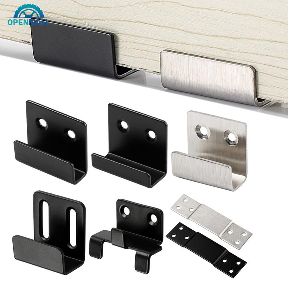 OPENMALL 1 ชิ้นสแตนเลสตะขอแขวนรหัสกระเบื้องเซรามิคหัวเข็มขัด U-shape มุมวงเล็บ Joint Fastener Wall สนับสนุนพร้อมสกรู A8S6