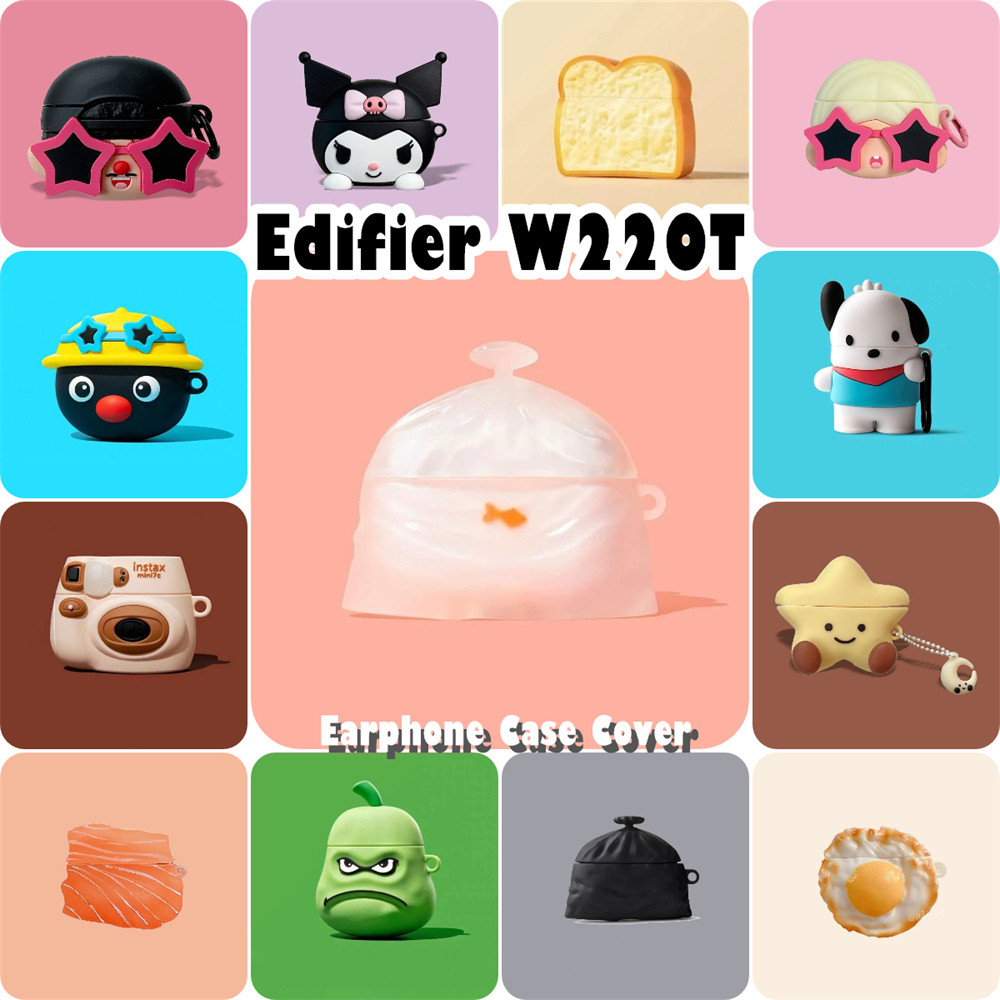 READY STOCK!นําไปใช้กับ Edifier W220T เคส Case เคสหูฟัง การ์ตูนซอก ซิลิโคนนุ่ม เคส เคสหูฟัง NO.3