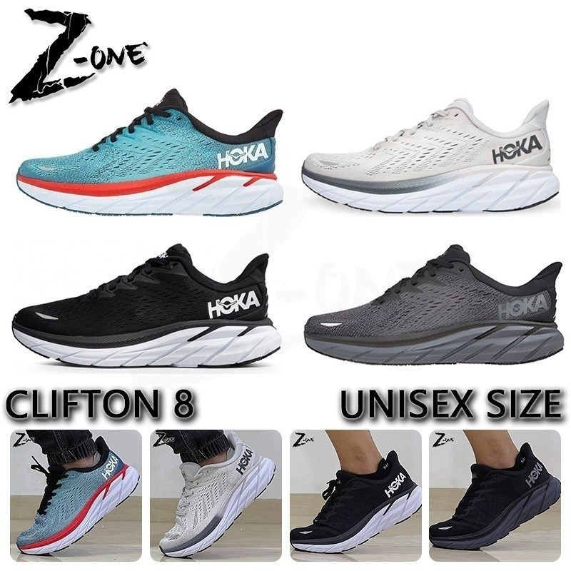 Hoka One Kleezy รองเท้าบาสเก็ตบอลลําลองขนาด 8 กว้าง 560 8 Miles Unisex EL8Y