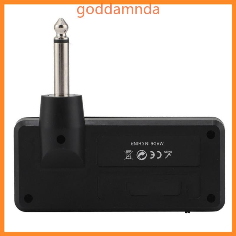 GODD Guitar Headphone Amp Classical Rock Pocket Mini Guitar Headphones Amplifier USB