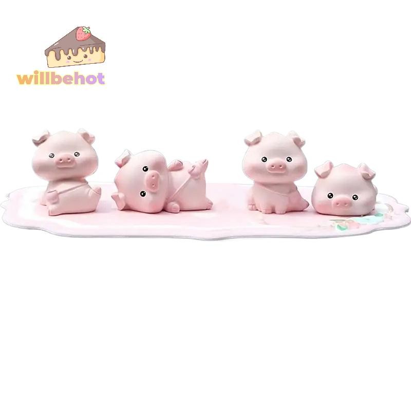 [Willbehot-t] น่ารักหมูขนาดเล็กนมพุดดิ้งซิลิโคนแม่พิมพ์เยลลี่ชามเค้กสีขาวเย็นน้ําแข็งแม่พิมพ์เค้กอุปกรณ์ครัวเบเกอรี่เครื่องมือ [ใหม่] - รูปที่ 2