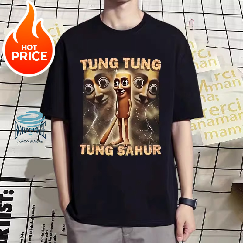 [trralalero tralala] [Cactus Elephant] เสื้อยืดแขนสั้นคลาสสิกอิตาลีบทคัดย่อ Mountain Sea