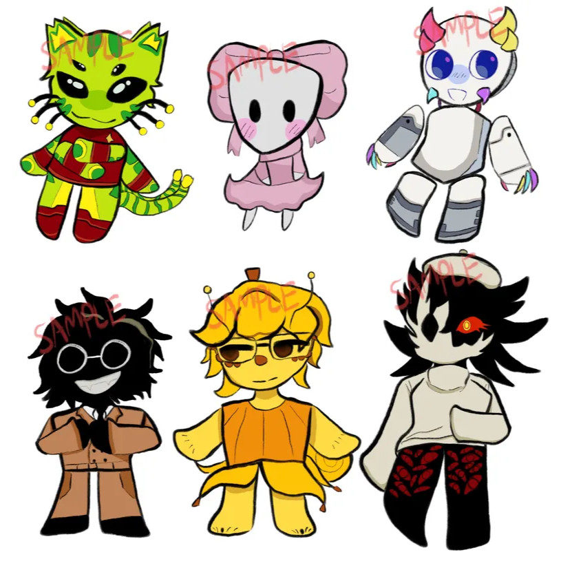 RESTOCKED 1.5in Regretevator Roblox อะคริลิค Charms