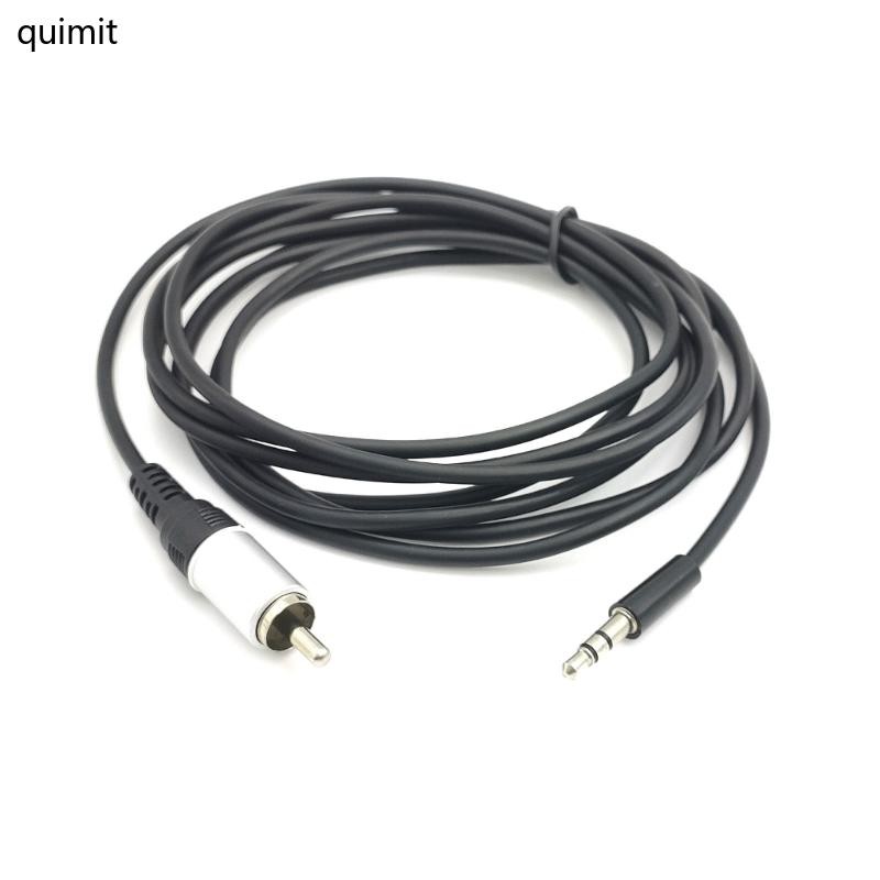 QUIM สะดวก 3 5 มม.ชาย RCA Single Connector สาย AUX สําหรับคนรักเพลง