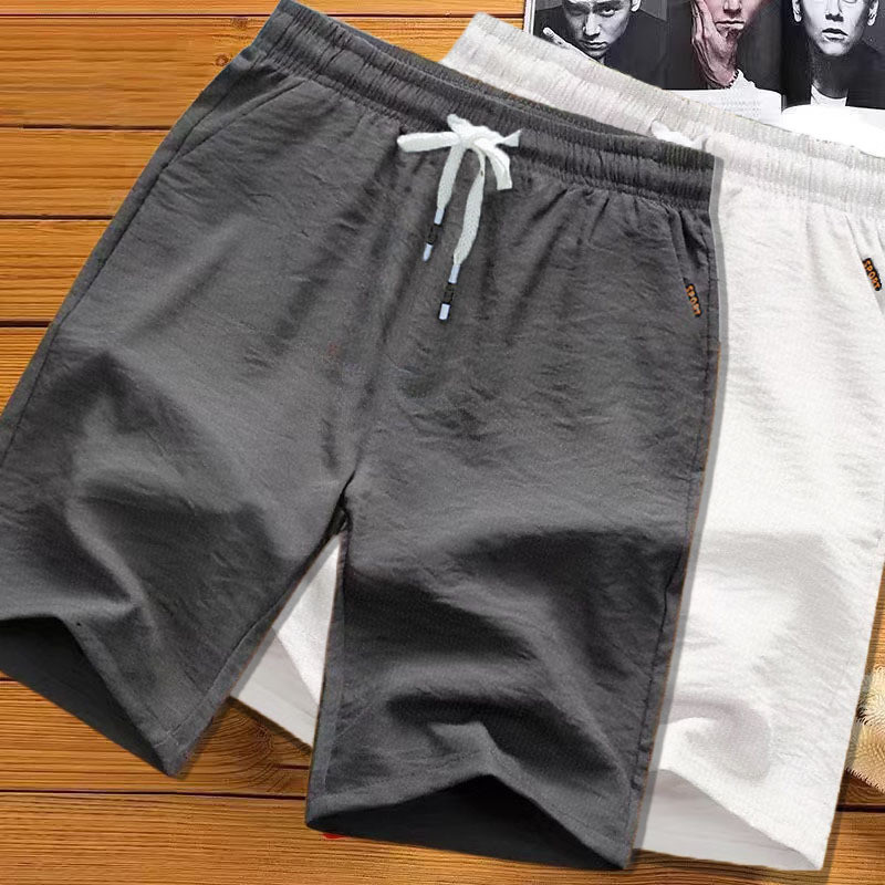 เอร์เชนชิ กางเกงขาสั้นลําลองสําหรับฤดูร้อนของผู้ชายน้ําหนักเบาระบายอากาศสําหรับส