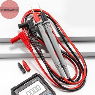 Thankswin คุณภาพสูง Universal Multimeter Test Leads Probe สายทดสอบสายไฟ Probe ปากกาสายไฟมัลติมิเตอร์แบบดิจิตอล Probe ทดสอบตะกั่ว th