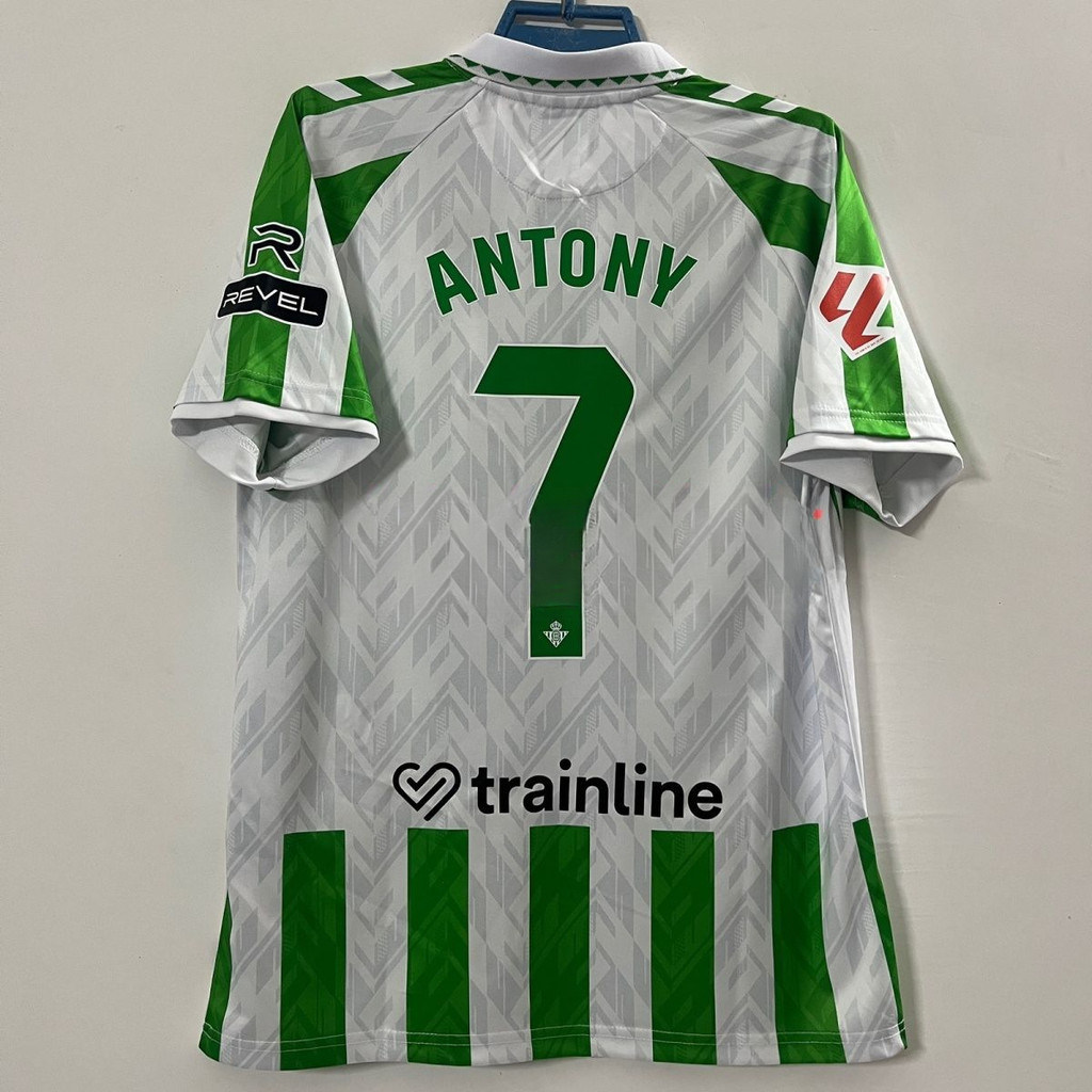 yoyostopFan Version 24 25 Real Betis Home Jersey No.7 ANTONY Jersey เวอร์ชั่นภาษาไทยใหม่แขนสั้น