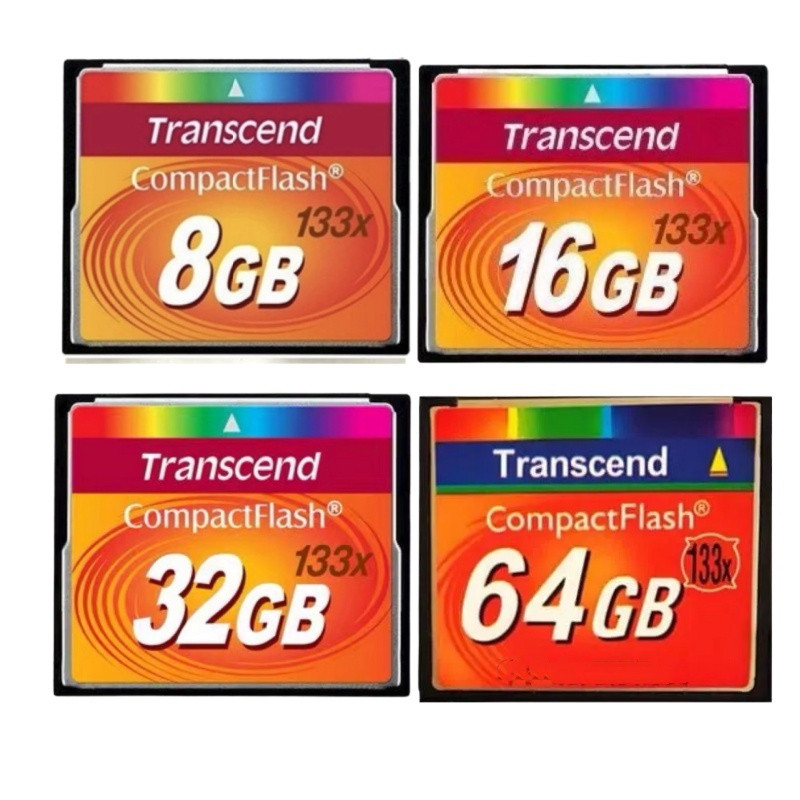 Transcend 4GB 8GB 16GB 32GB 64GB CF การ์ดหน่วยความจํา 133X CNC เครื่องมือเครื่องเฉพาะอุตสาหกรรม CF Card สําหรับกล้องดิจิตอล