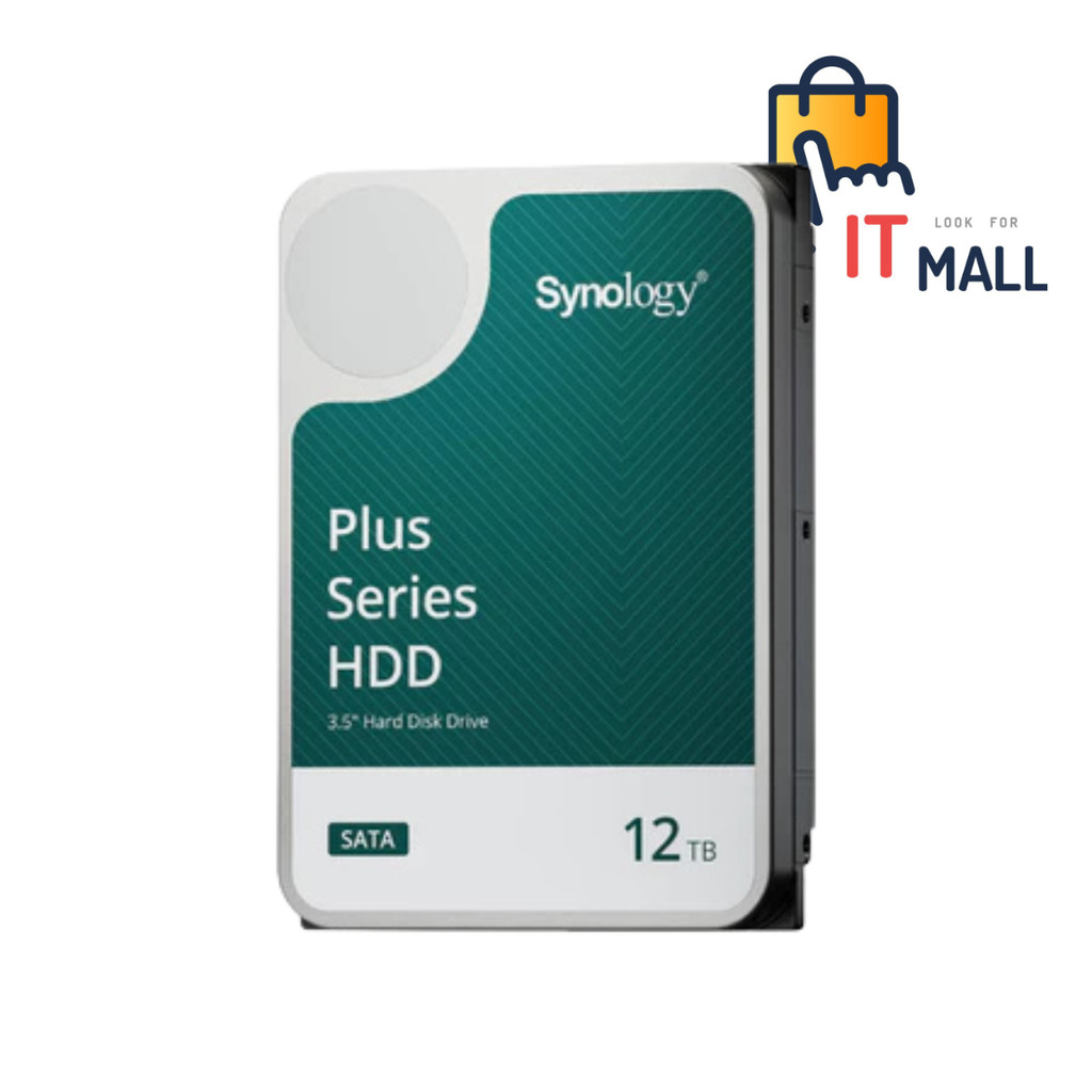 SYNOLOGY HDD 12TB 3.5 PLUS SERIES SATA HDD (ฮาร์ดดิสก์) 7200RPM (SNG-HAT3310-12T)
