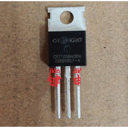 10Psc CRTT056N06N เดิม TO-220 60V 110A MOS ทรานซิสเตอร์ภาคสนาม-เอฟเฟกต์