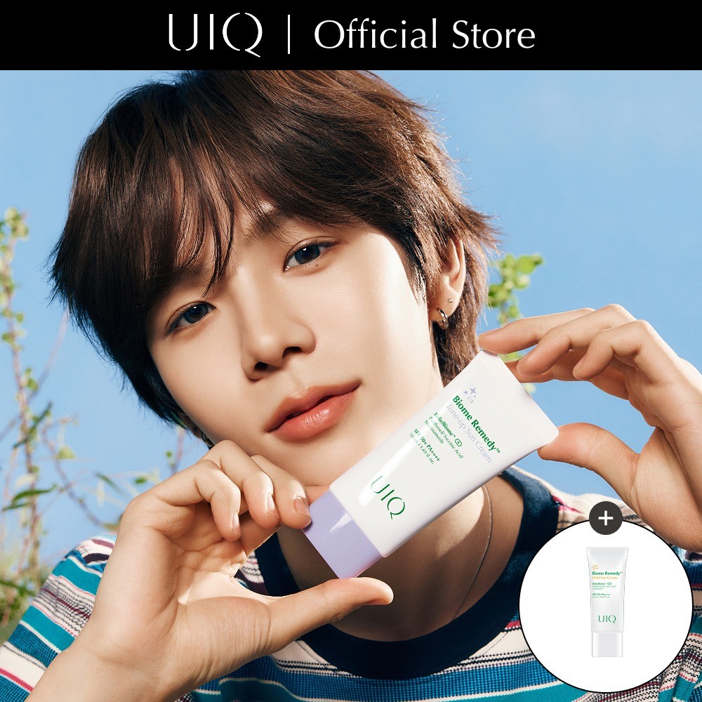 UIQ Biome Re. Tone-up Sun Cream SPF50+ PA++++ 50ml ครีมกันแดดโทนอัพ (RIIZE Sun Cream)