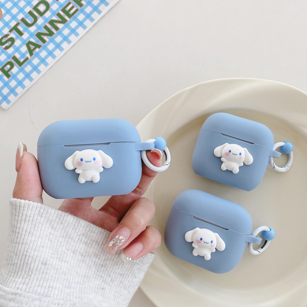 For AirPods 1 2 3 4 Pro2 Sanrio Puppy Cartoon Silicone Soft TPU Case Casing Headset Protective Cover