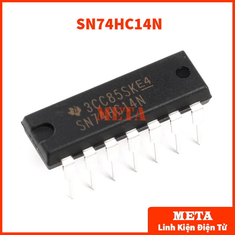 SN74HC14N Dip 14 Pin - SN74HC14 74HC14 HC14 7414