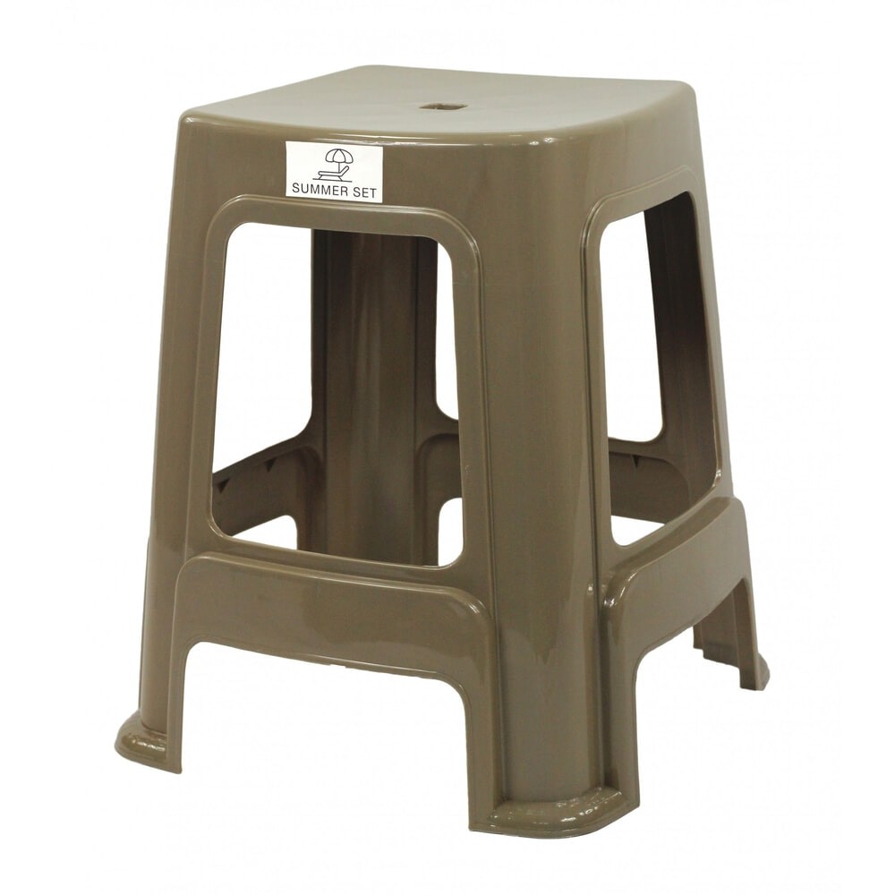 GlobalHouse SUMMER SET เก้าอี้พลาสติก รุ่น นิวลุค FT-259/A ขนาด40x40x45 ซม.สีน้ำตาล สินค้าของแท้คุณภาพดี