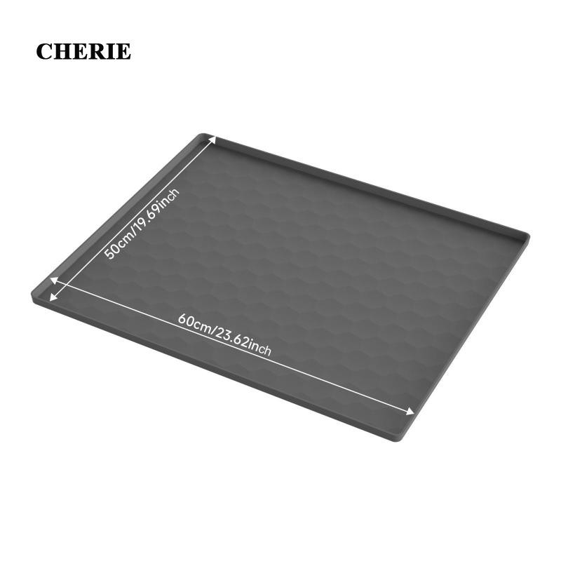 [Chery] แผ่นรองตู้เย็นขนาดเล็กถาดหยดอุปกรณ์ในบ้านแบบใช้ซ้ําได้พร้อมกันลื่นขอบยก - รูปที่ 5