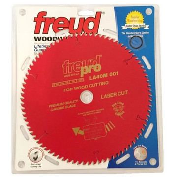 Freud ใบเลื่อยวงเดือนตัดไม้ 12"x 80ฟัน รูเพลา30มม. รุ่น LA40M 001 (สีแดง) (OLD PACAKAGE YELLOWED)