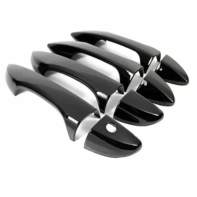 ประตูรถฝาครอบมือจับสติกเกอร์ Trim อุปกรณ์เสริมปกป้องตกแต่งสําหรับ Toyota Corolla Altis 2014 2015 2016 2017 2018