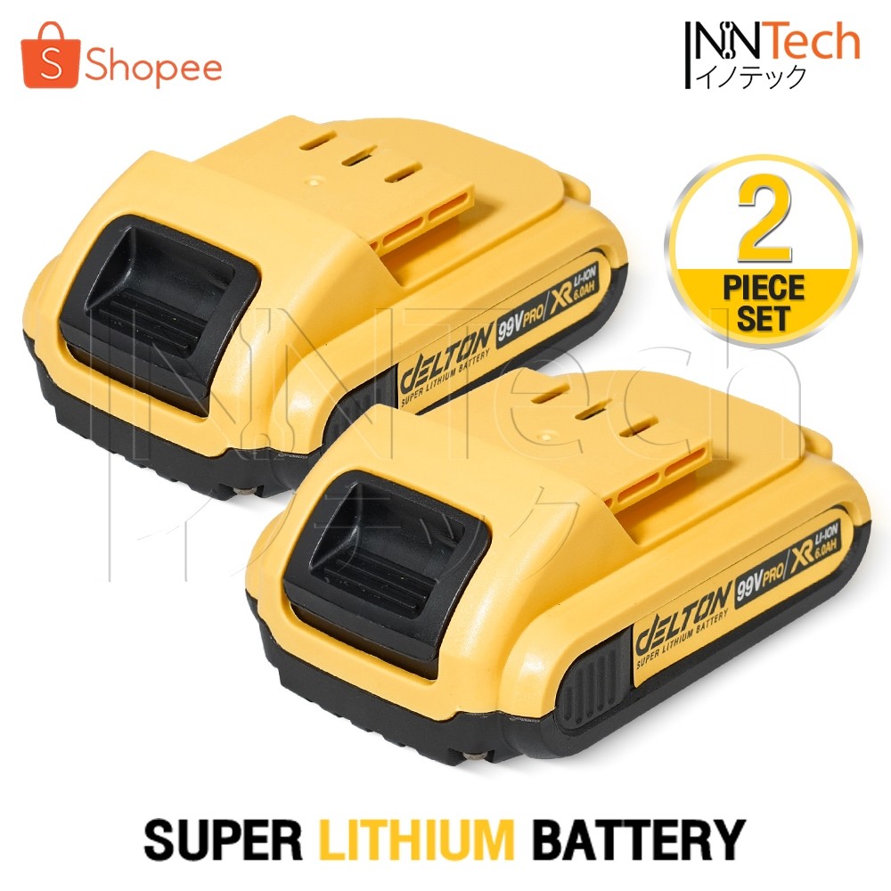 [แบตเตอรี่] DELTON สว่านกระแทกไร้สาย 3 ระบบ 99V / 199V แบตเตอรี่ Lithium-ion Battery สำหรับเครื่องมื