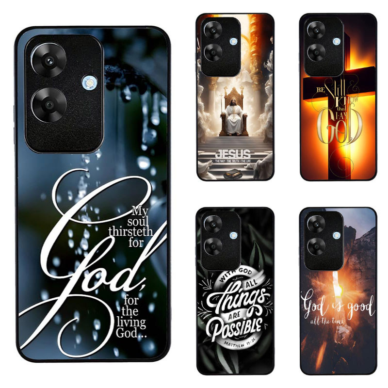 เคสโทรศัพท์สําหรับRealme Note 60 Jesus Christ Bible Verse 2 กันกระแทก