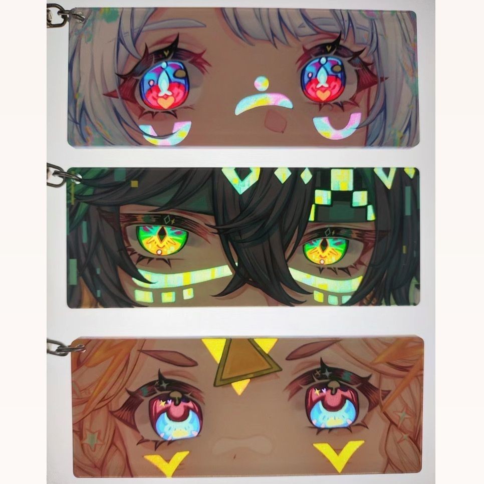 Genshin Impact Natlan Kinich Mualani Kachina Game Merch อะคริลิคตา Key Chain จี้