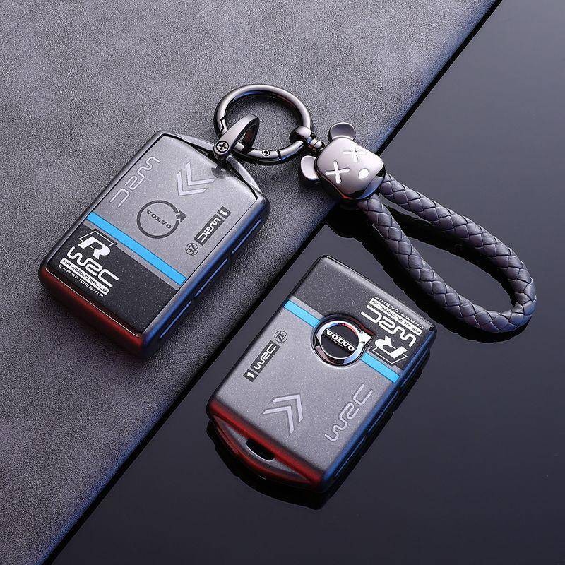 ที่ใส่กุญแจรีโมทรถยนต์ Volvo xc40 EV c40 xc60 s90 s60 xc40 xc90 s60 v40 v60พวงกุญแจรถ. กระเป๋าใส่กุญแจรถ