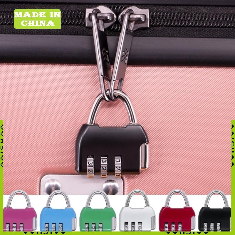 Aa Secure Small Lock for Daily Commute and Shopping Backpack and กระเป๋าเดินทาง