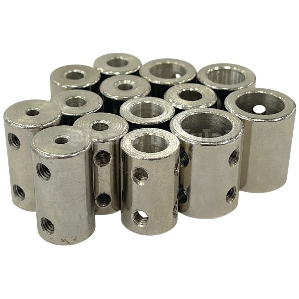 CP-M Ø3-12mm คัปปิ้ง ข้อต่อเพลา ต่อแกนมอเตอร์ Metal Coupling ข้อต่อแกนเหล็ก ข้อต่อแกนมอเตอร์ คัปปลิ้ง 3-3/4-4/5-5/6-6...