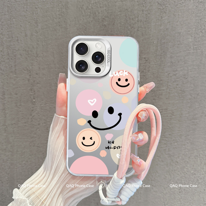 เข้ากันได้กับ ไอโฟน 16 ไอโฟน 15 14 ไอโฟน 13 12 ไอโฟน 11 Pro Max เคสโทรศัพท์น่ารัก DLMSCY496-GSP/GSD