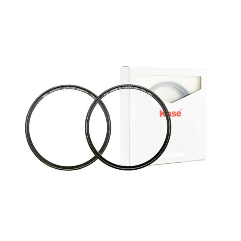 Kase Magnetic Adapter Ring kit - Including Ring for Lens and Ring for Filter ( Convert Thread Filter