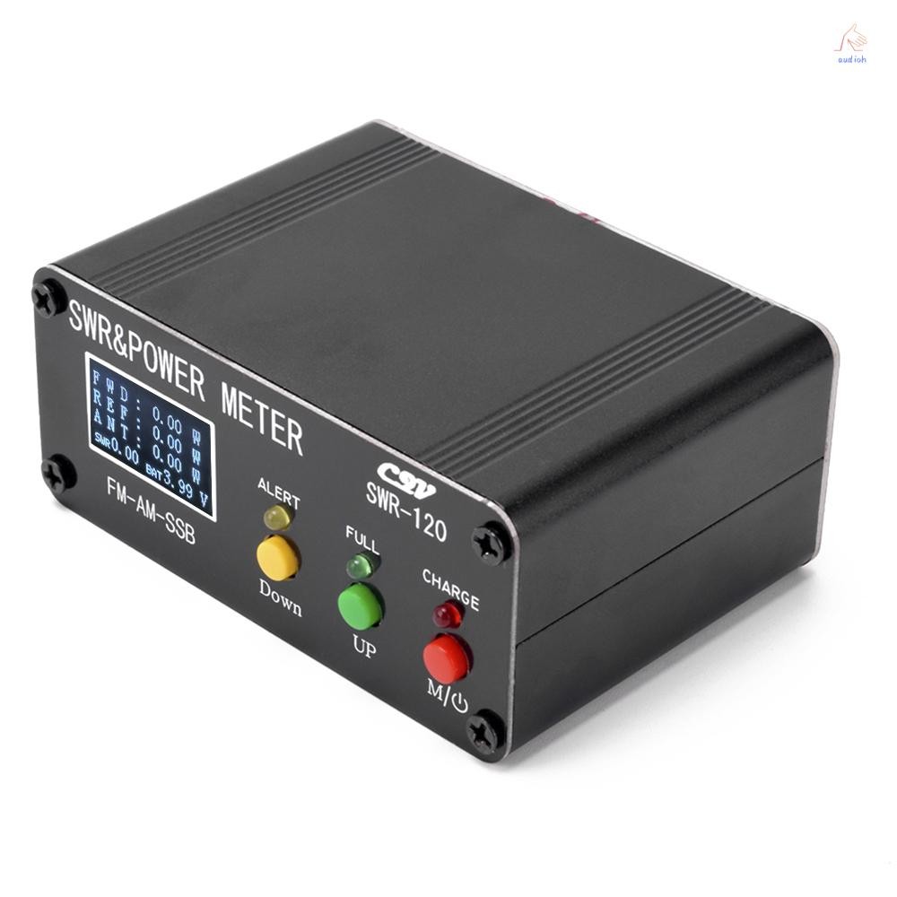 A2ho) 120W SWR Digital Power Standing Wave Meter 1.8-54MHz Shortwave Meter FM AM SSB โหมด Power Mete