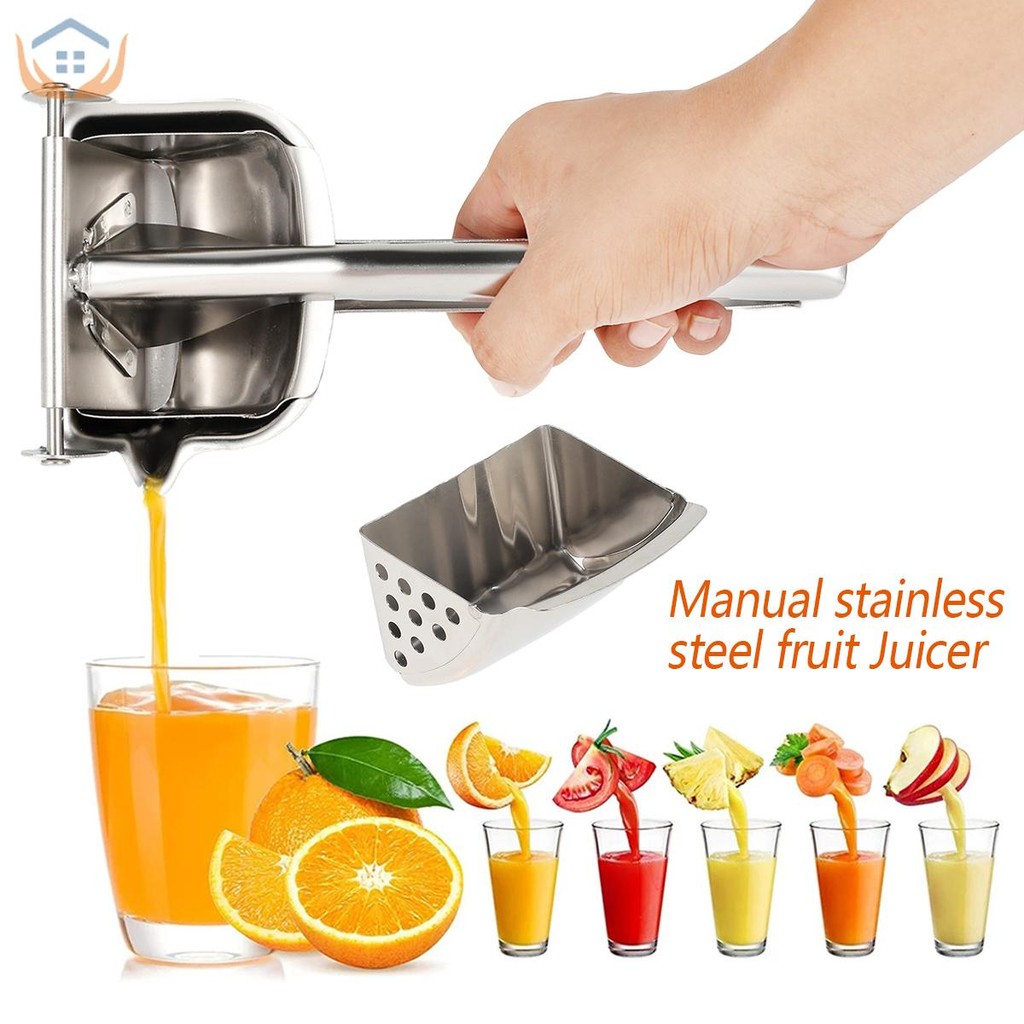 304 สแตนเลสสตีลมะนาว Squeezer Citrus Juicer Hand Press Heavy Duty คู่มือบีบน้ําผลไม้ Extractor SHOPTKC2343