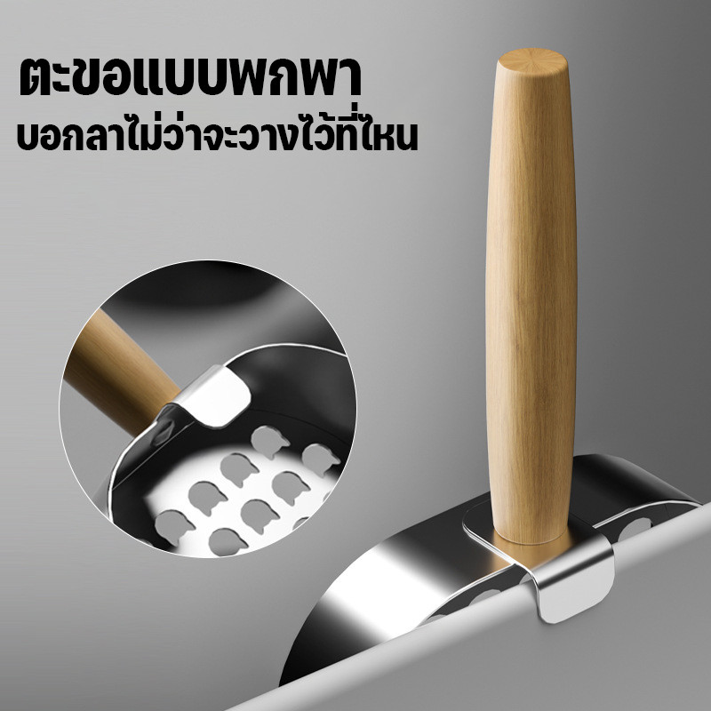 พลั่วครอกแมว พลั่วตักขยะแมว ไม้พายทรายแมวสแตนเลส พลั่วทรายแมวโลหะ สำหรับร่อนทราย ใช้งานง่าย - รูปที่ 4