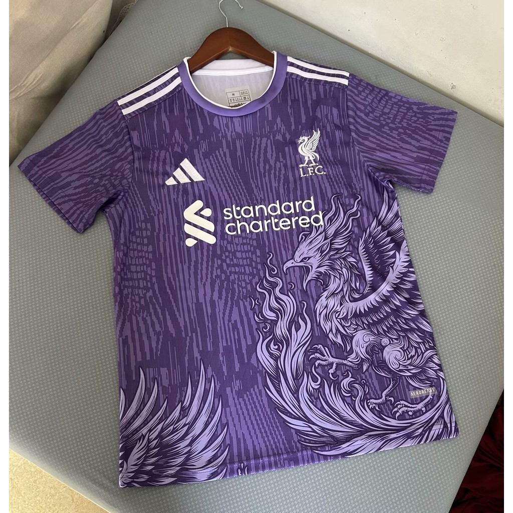 25-26 Liverpool Special Edition สีม่วง Football Top Fan Edition Jersey