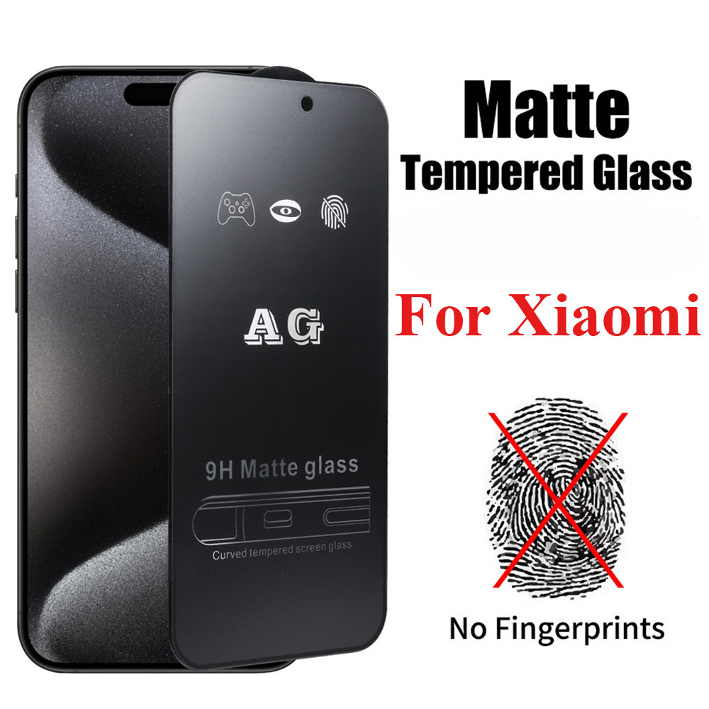ป้องกันหน้าจอ AG ด้าน For Xiaomi Redmi Note 13 11 10 9 8 Pro 12 Pro Max Redmi A3 13C 9A 10C 10A 12C 9T 9C 8 8A 20 Pro
